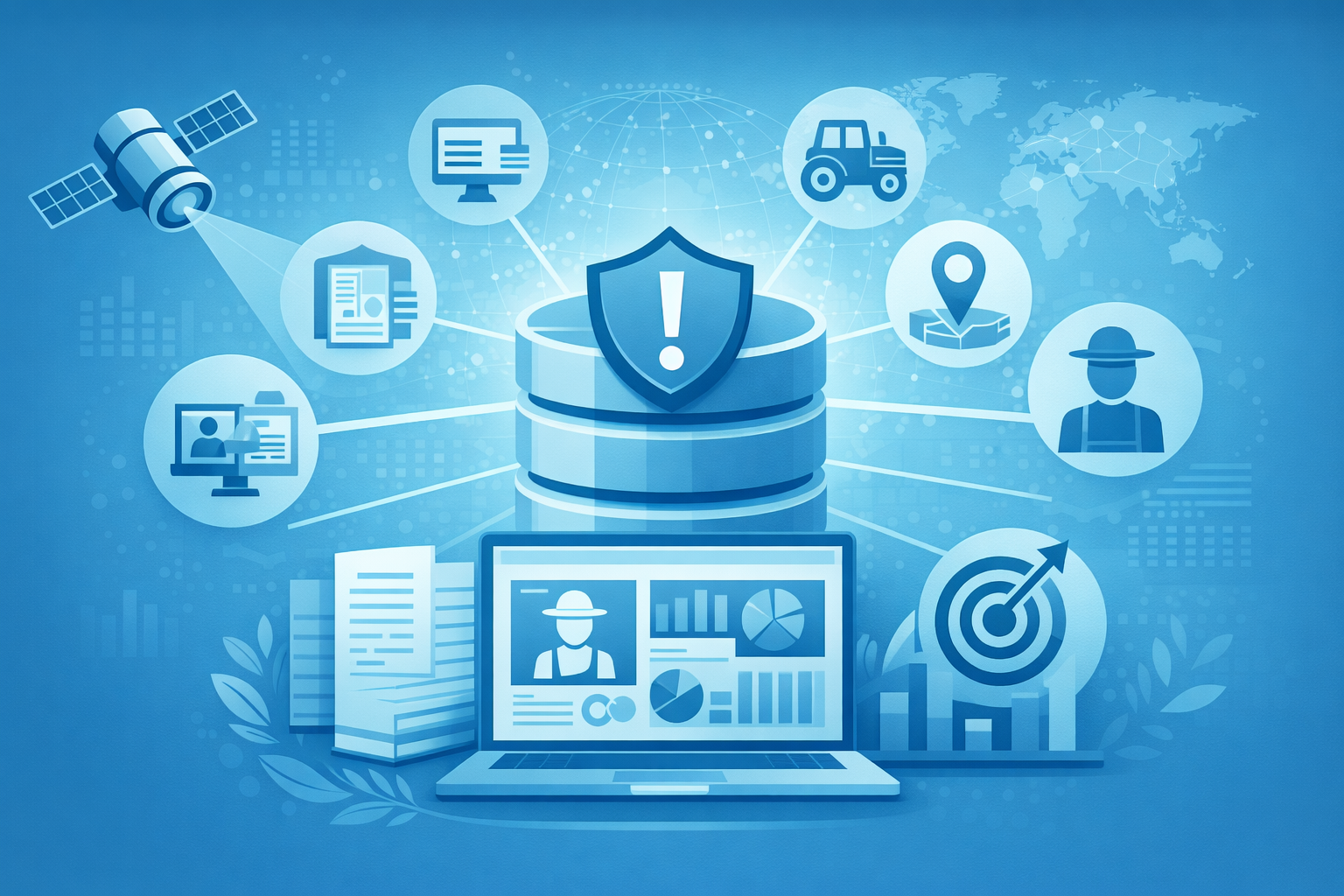 Crop risk profiling and data intelligence platform interface